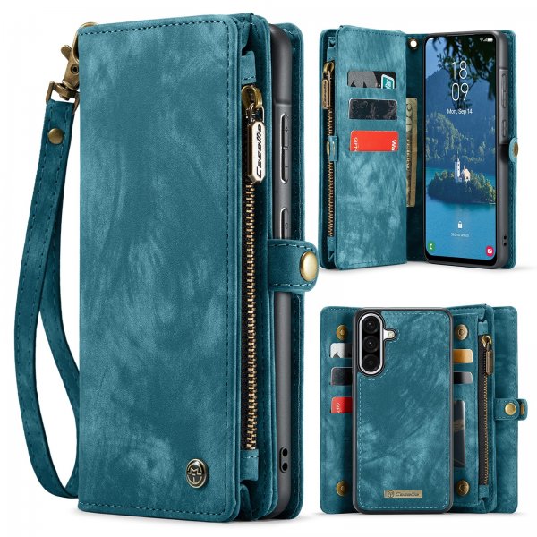 CaseMe Samsung Galaxy A17 -kotelo 008 Series irrotettava kuori, sininen