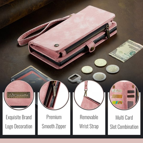CaseMe Samsung Galaxy A17 suojakotelo 008 Series Irrotettava kuori vaaleanpunainen