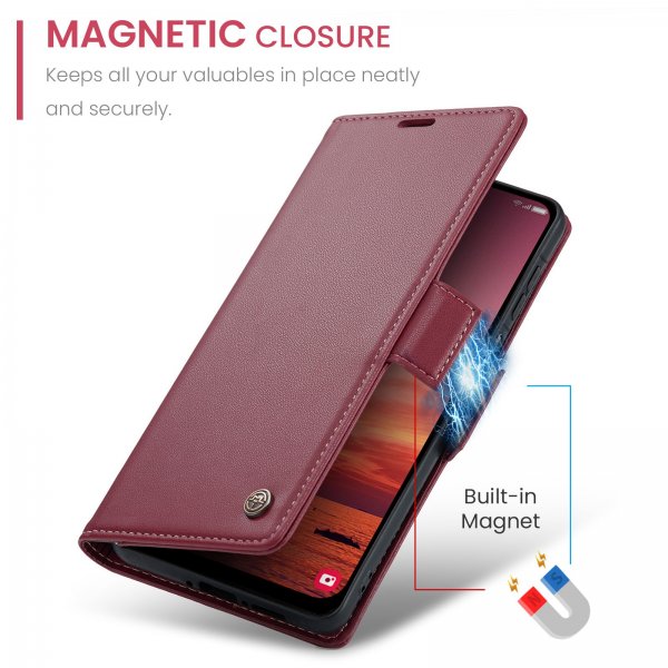 CaseMe Samsung Galaxy A17 -suojakotelo 023 Series, punainen