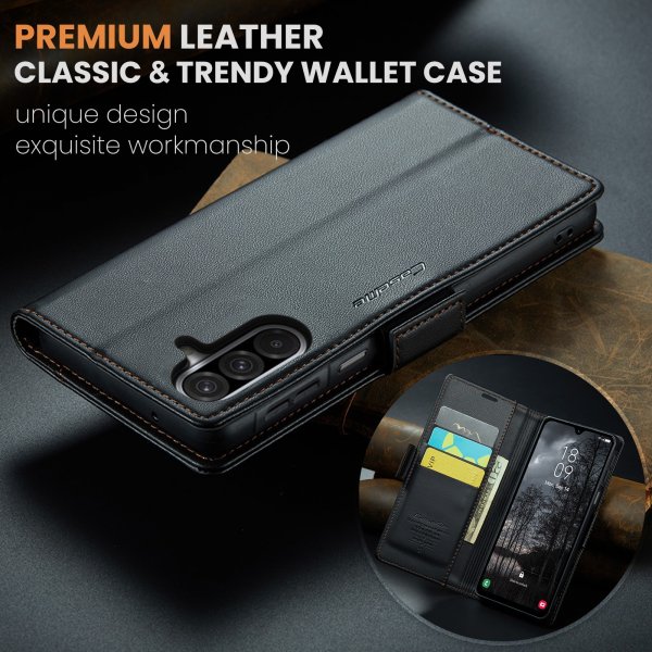 CaseMe Samsung Galaxy A17 -suojakuori, 023 Series, musta