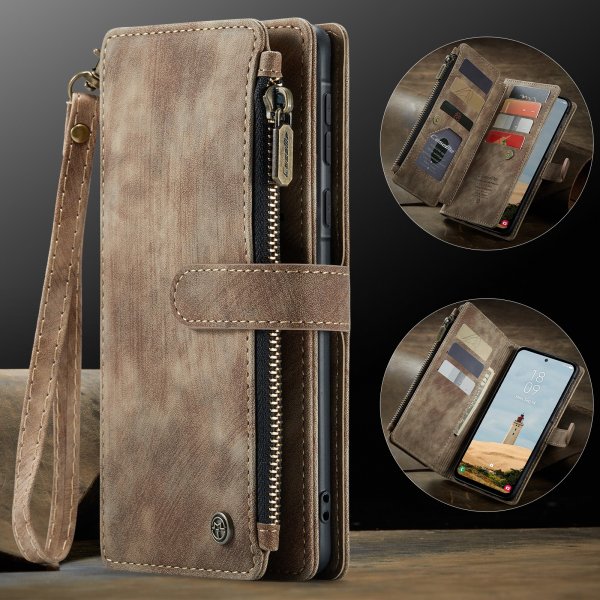 CaseMe Samsung Galaxy A17 -suojakotelo, C30-sarja, ruskea