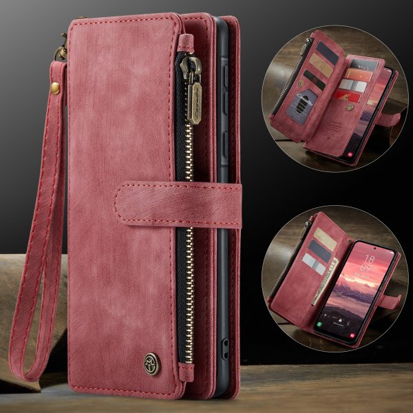 CaseMe Samsung Galaxy A17 suojakotelo C30-sarja, punainen