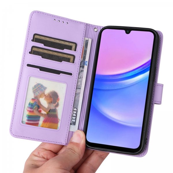 Betopnice Samsung Galaxy A17 Kotelo irrotettavalla kuorella 005 Violetti