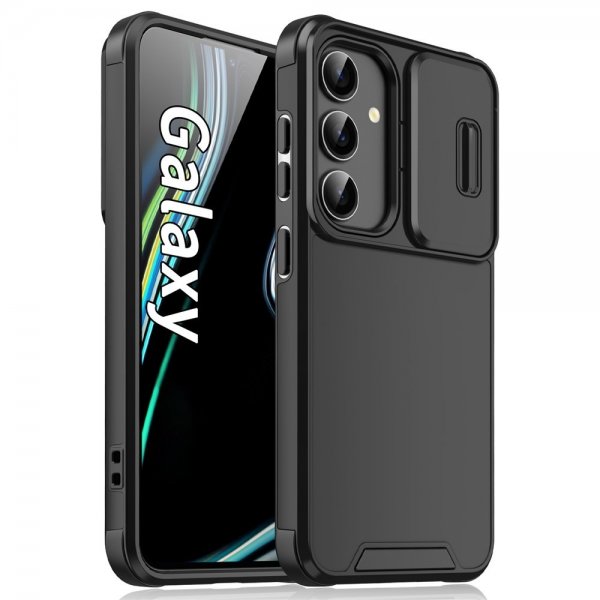 Samsung Galaxy A17 Kuori Camera Slide Musta