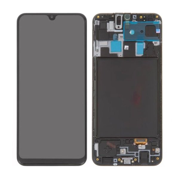 Samsung Galaxy A20 (SM-A205F) Näyttö LCD-paneelilla OEM - Musta