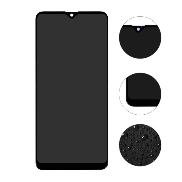 Samsung Galaxy A20s 2019 LCD-näyttö ja näyttö - Musta