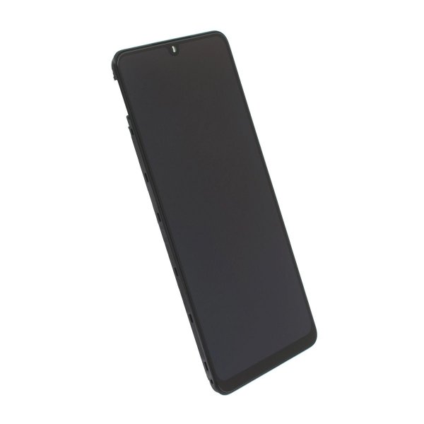 Samsung Galaxy A22 4G Näyttö ja LCD-paneeli Alkuperäinen - Musta