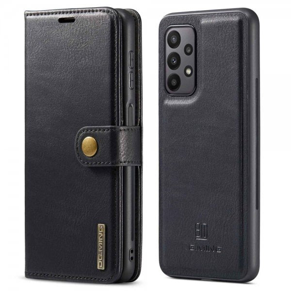 Dg.Ming Samsung Galaxy A23 5G Kotelo irrotettavalla kuorella, musta