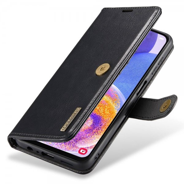 Dg.Ming Samsung Galaxy A23 5G Kotelo irrotettavalla kuorella, musta