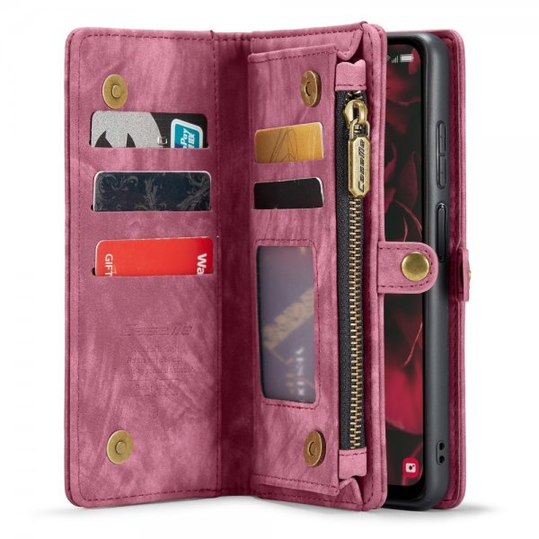 CaseMe Samsung Galaxy A25 -suojakotelo 008 Series Irrotettava kuori, punainen