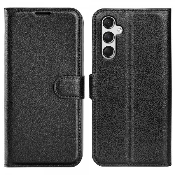 Samsung Galaxy A25 Litsi-nahkakuori Musta