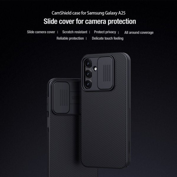 Nillkin Samsung Galaxy A25 Kuori CamShield Musta
