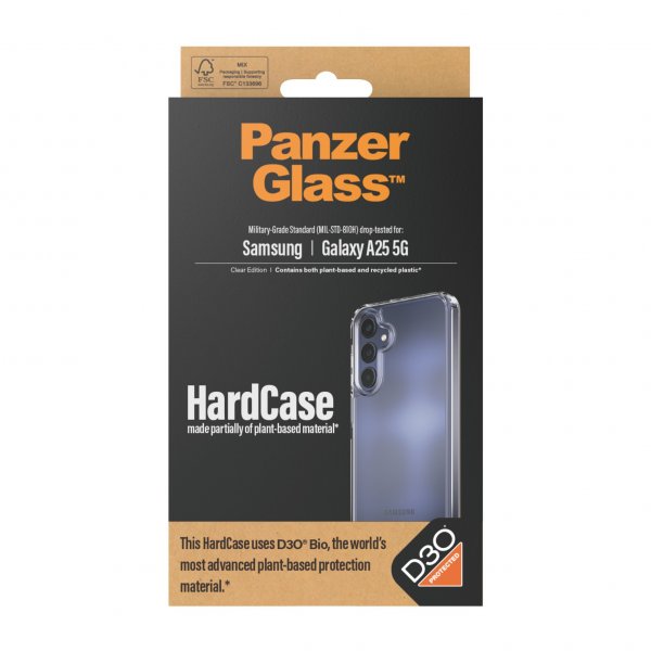 PanzerGlass Samsung Galaxy A25 HardCase D3O Läpinäkyvä