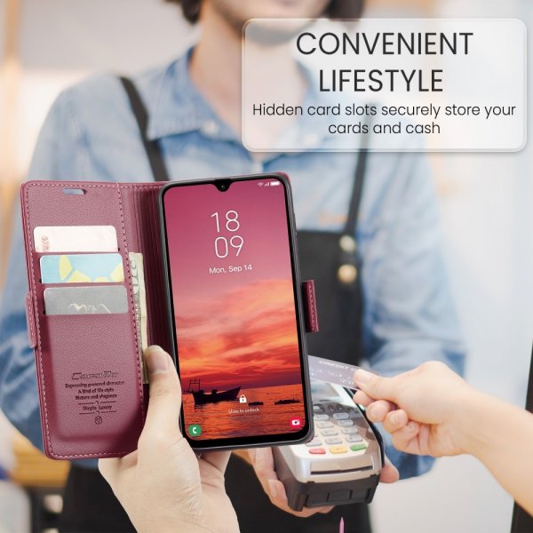 CaseMe Samsung Galaxy A26 -suojakotelo, 023 Series, punainen