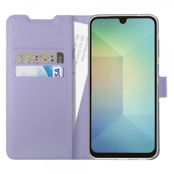 Vivanco Samsung Galaxy A26 suojakotelo Classic Wallet Laventeli