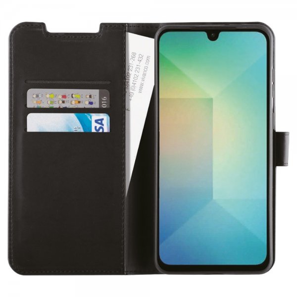 Vivanco Samsung Galaxy A26 suojakotelo Classic Wallet, musta