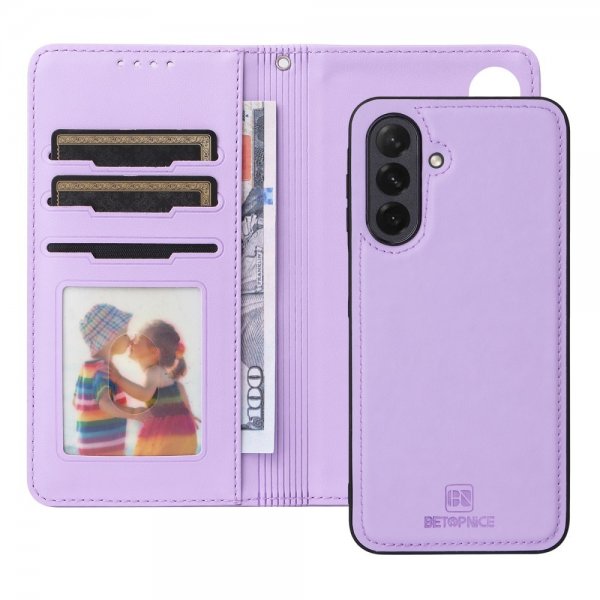 Betopnice Samsung Galaxy A26 Kotelo irrotettavalla kuorella 005 Violetti