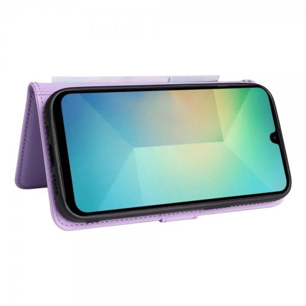 Betopnice Samsung Galaxy A26 Kotelo irrotettavalla kuorella 005 Violetti
