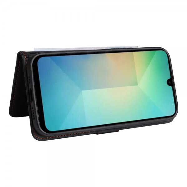 Betopnice Samsung Galaxy A26 Kotelo Irrotettavalla Kuorella 005 Musta