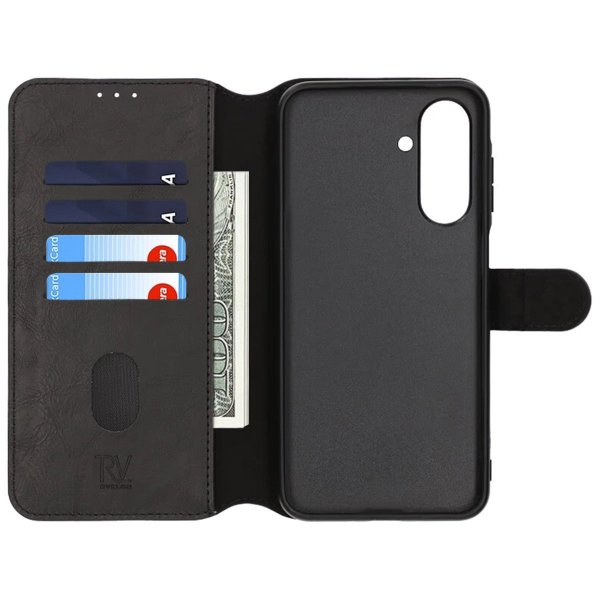 Rvelon Samsung Galaxy A26 Kotelo Magneettinen Irrotettava Kuori Musta