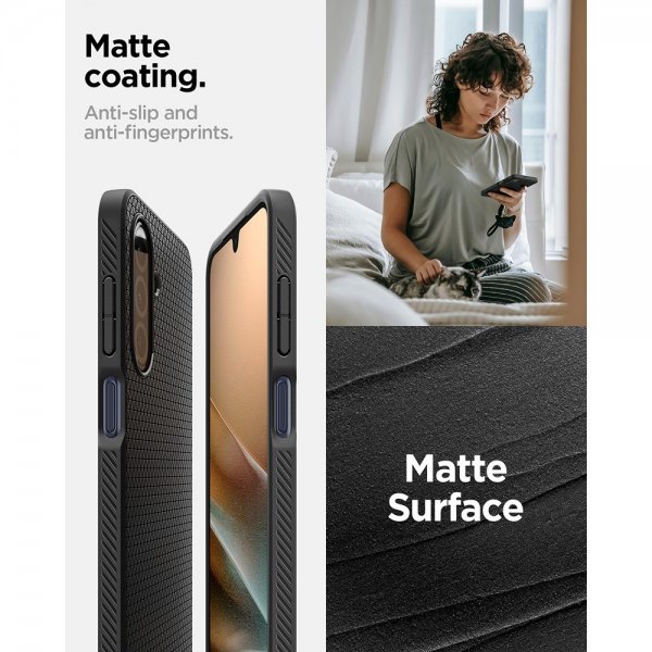Spigen Samsung Galaxy A26 Kuori Liquid Air Matte Black