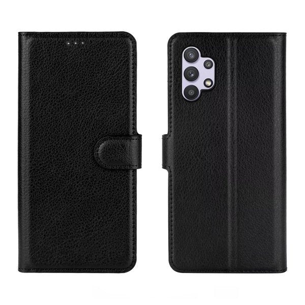 Rvelon Samsung Galaxy A32 4G -suojakotelo korttipaikalla, musta