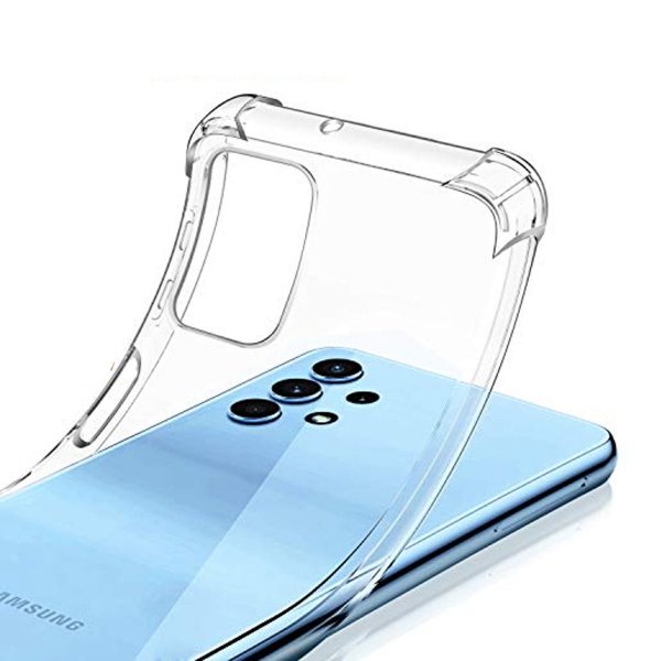 Rvelon Samsung Galaxy A32 5G Kuori Iskunkestävä Läpinäkyvä