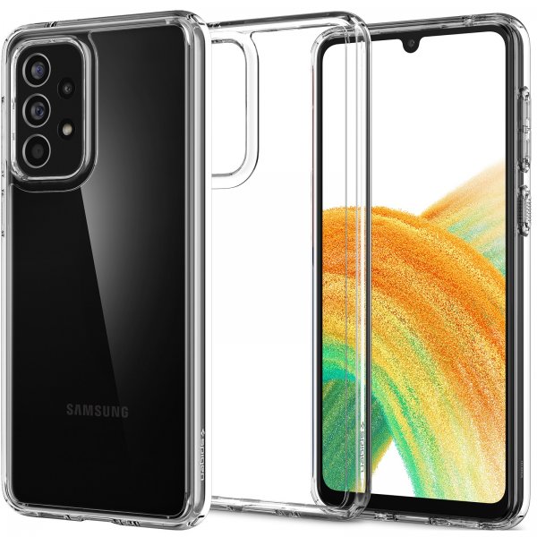 Spigen Samsung Galaxy A33 5G -suojakuori, Ultra Hybrid, läpinäkyvä