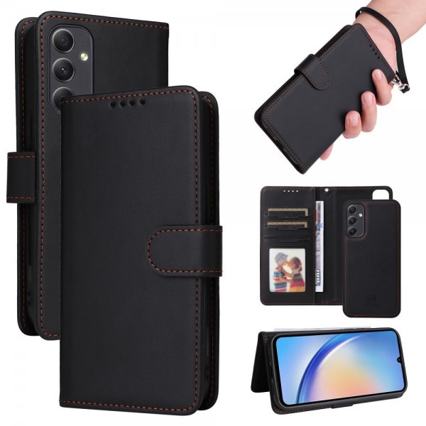 Betopnice Samsung Galaxy A34 5G Kuori irrotettavalla kuorella 005 Musta