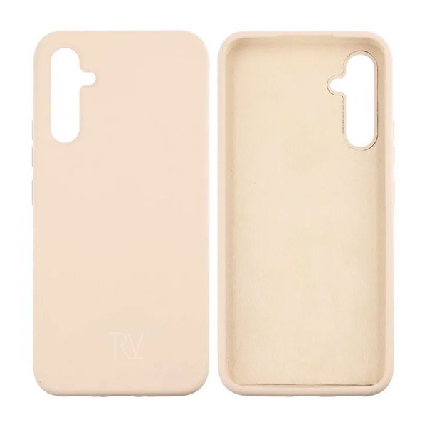Rvelon Samsung Galaxy A34 5G Kuori Silikoni Beige