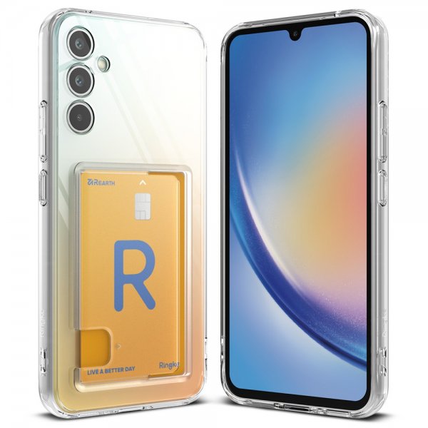 Ringke Samsung Galaxy A34 5G Suojakuori Fusion Card Clear