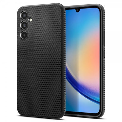 Spigen Samsung Galaxy A34 5G Liquid Air Matte Black -kuori