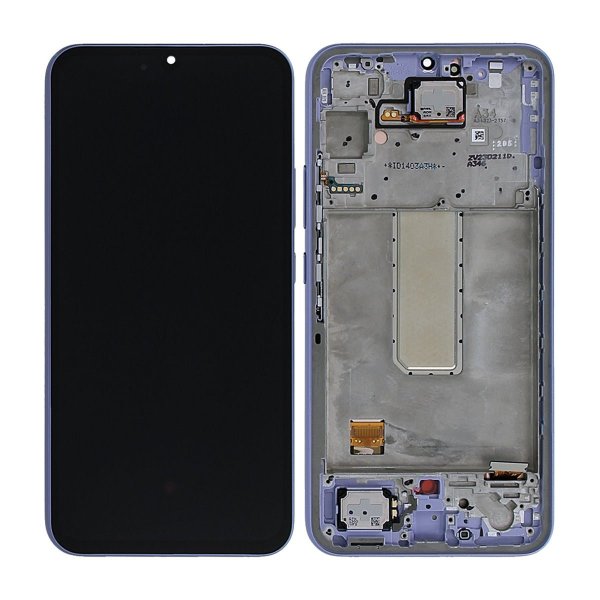 Samsung Galaxy A34 näyttö ja LCD-paneeli – violetti