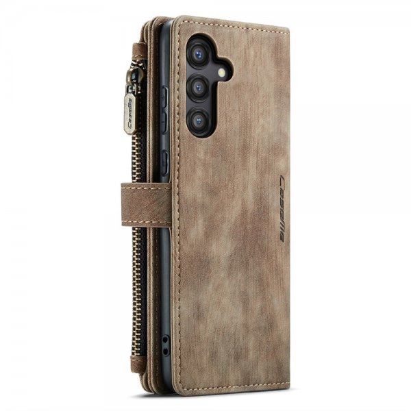 CaseMe Samsung Galaxy A35 suojakuori C30-sarja, ruskea