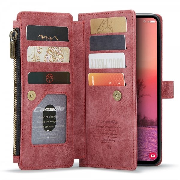 CaseMe Samsung Galaxy A35 -suojakotelo, C30-sarja, punainen