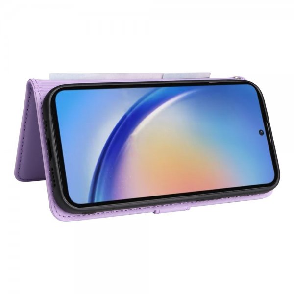 Betopnice Samsung Galaxy A35 -kotelo irrotettavalla kuorella 005 Violetti