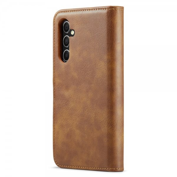 Dg.Ming Samsung Galaxy A35 Kotelo irrotettavalla kuorella, ruskea