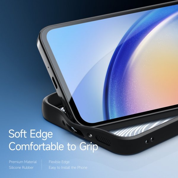Dux Ducis Samsung Galaxy A35 Kuori Aimo Series Musta