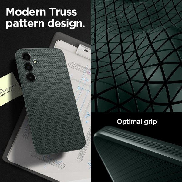 Spigen Samsung Galaxy A35 Suojakuori Liquid Air Abyss Green