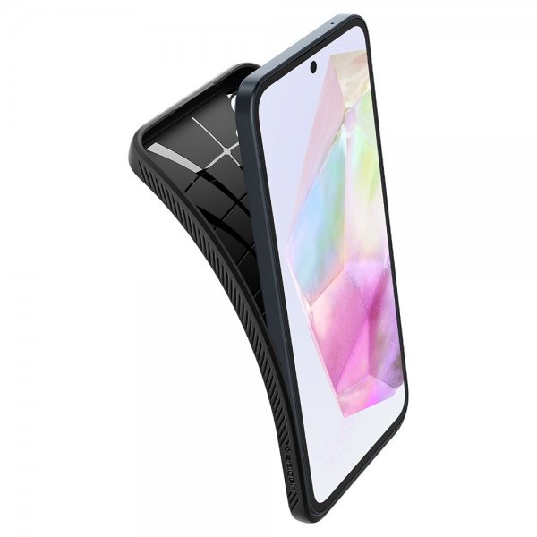 Spigen Samsung Galaxy A35 -suojakuori Liquid Air Matte Black