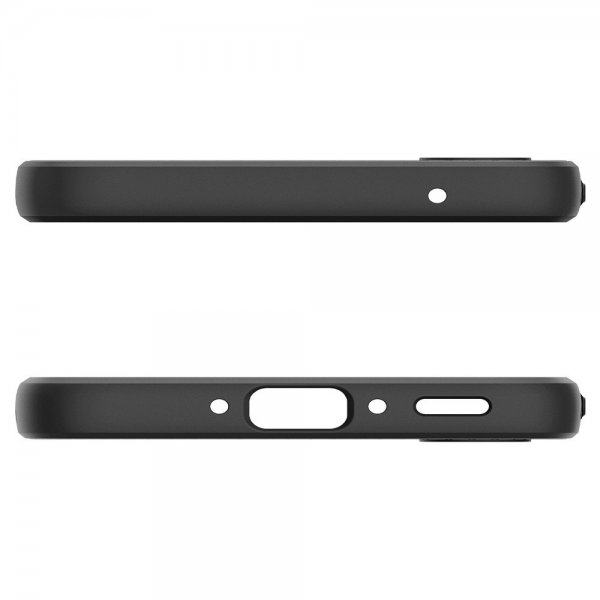 Spigen Samsung Galaxy A35 -suojakuori Liquid Air Matte Black