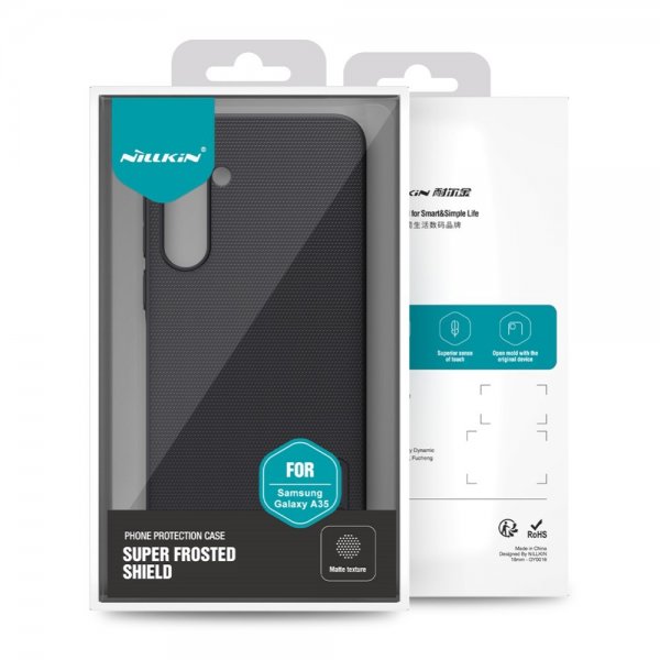 Nillkin Samsung Galaxy A35 Kuori Super Frosted Shield Musta
