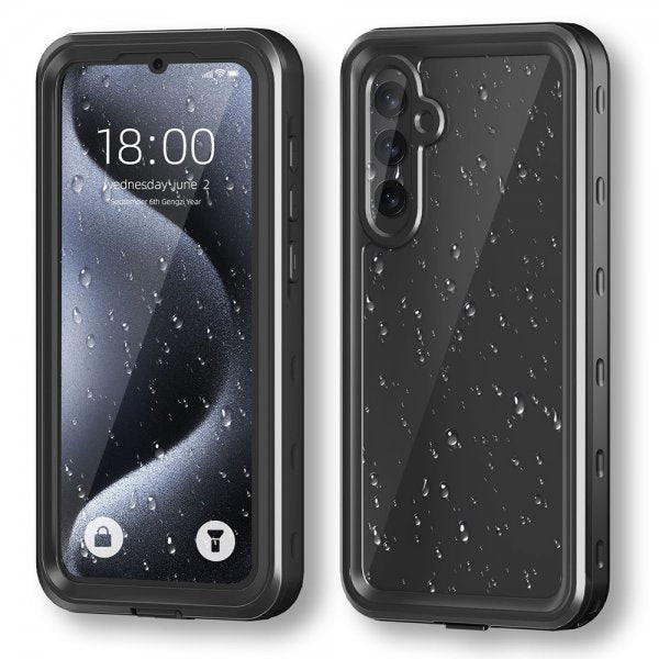 Redpepper Samsung Galaxy A35 -suojakuori vedenkestävä IP68 musta