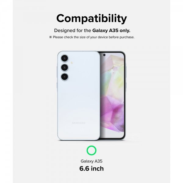 Ringke Samsung Galaxy A35 -näytönsuoja Easy Slide 2-pakkaus
