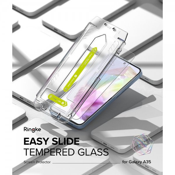 Ringke Samsung Galaxy A35 -näytönsuoja Easy Slide 2-pakkaus