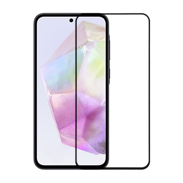 Samsung Galaxy A35 Näytönsuoja Karkaistu Lasi Kokopeittävä