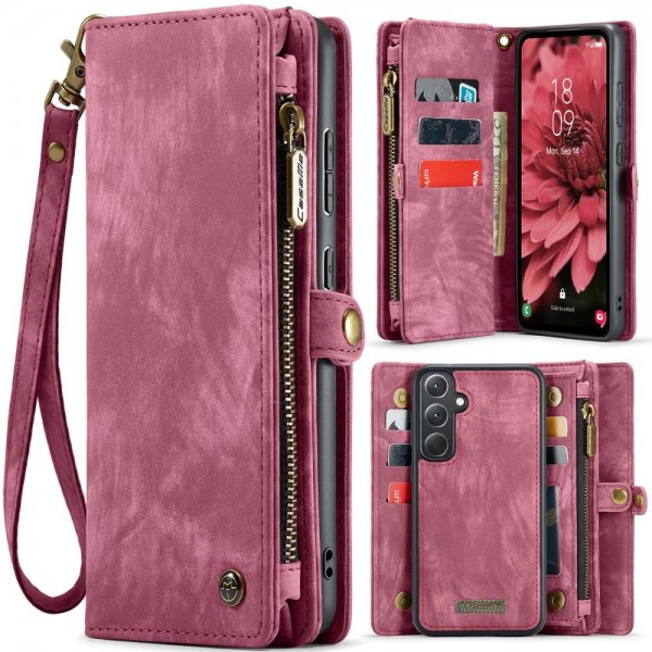 CaseMe Samsung Galaxy A36 -kotelo 008 Series Irrotettava kuori Punainen
