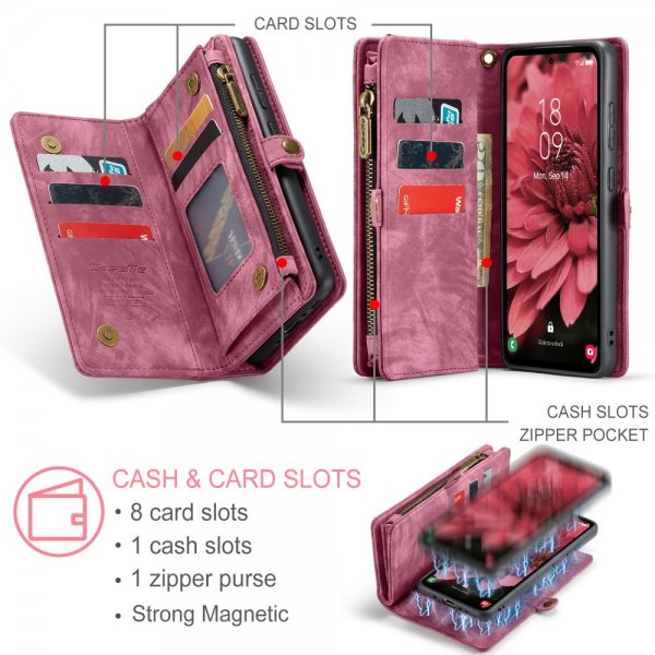 CaseMe Samsung Galaxy A36 -kotelo 008 Series Irrotettava kuori Punainen