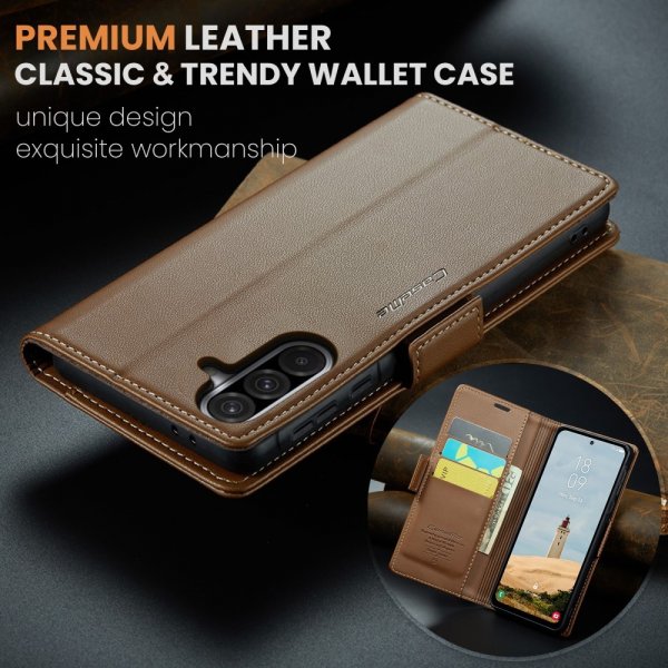 CaseMe Samsung Galaxy A36 suojakotelo 023-sarja Ruskea