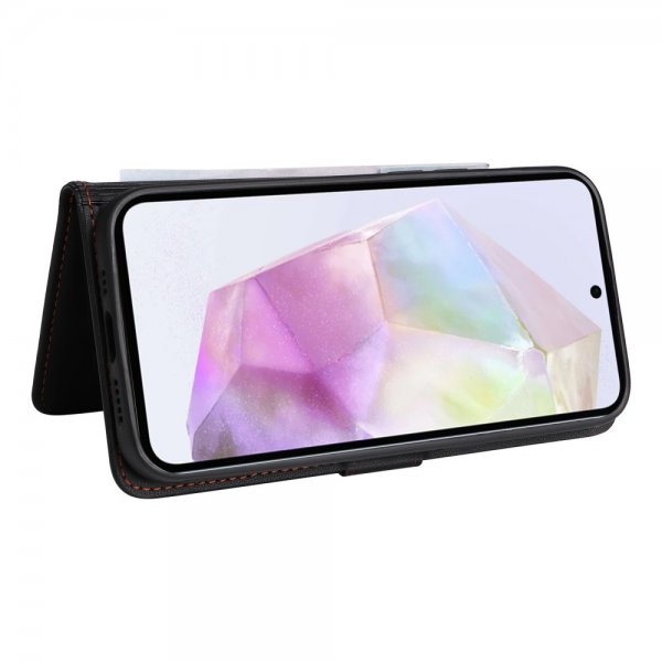 Betopnice Samsung Galaxy A36 -kotelo irrotettavalla kuorella 005 Musta
